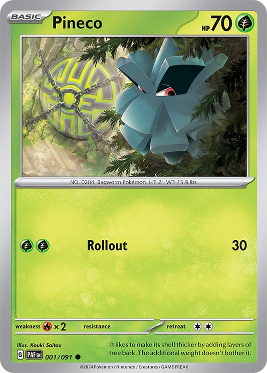 Pineco #1 - Reverse Holo