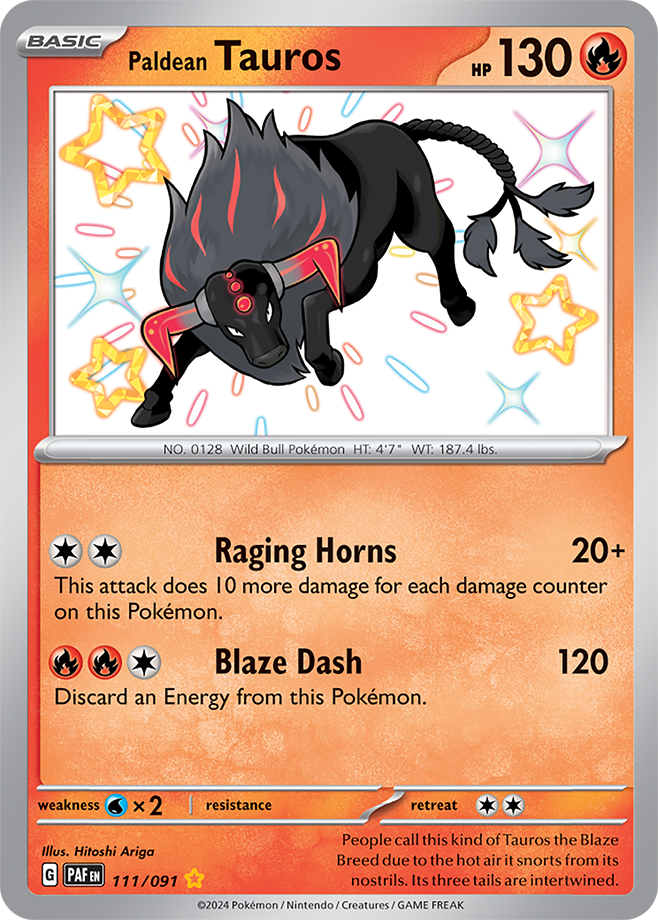 Paldean Tauros #111