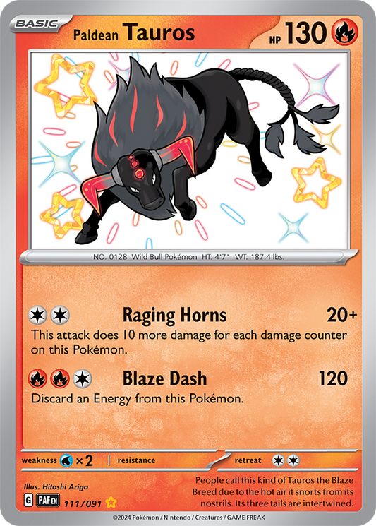 Paldean Tauros #111