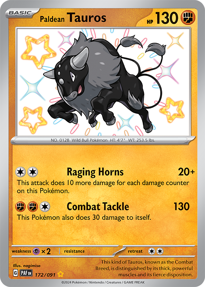 Paldean-Tauros #172